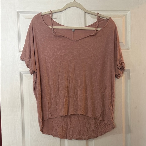Charlotte Russe Tops - Charlotte Russe Dusty Rose Short Sleeve Tee